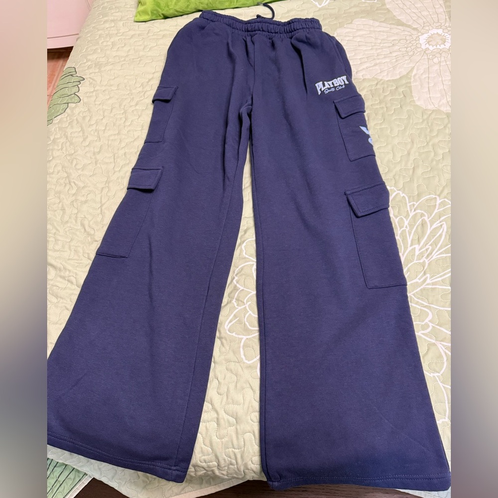 PLAYBOY Navy Cargo Pants